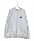 X-LARGEエクストララージ）の古着「MONKEY WRENCHERS CREWNECK SWEATSHIRT」｜グレー