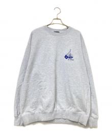 X-LARGE（エクストララージ）の古着「MONKEY WRENCHERS CREWNECK SWEATSHIRT」｜グレー