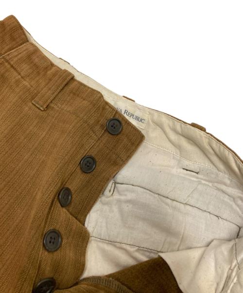 BANANA REPUBLIC（バナナリパブリック）BANANA REPUBLIC (バナナリパブリック) 90sコットンカーゴパンツ ブラウン サイズ:28Rの古着・服飾アイテム