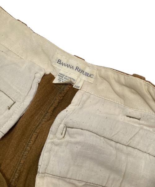 BANANA REPUBLIC（バナナリパブリック）BANANA REPUBLIC (バナナリパブリック) 90sコットンカーゴパンツ ブラウン サイズ:28Rの古着・服飾アイテム