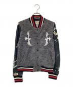 Denim & Supply Ralph Laurenデニム＆サプライ ラルフローレン）の古着「刺繍切替スタジャン」｜グレー