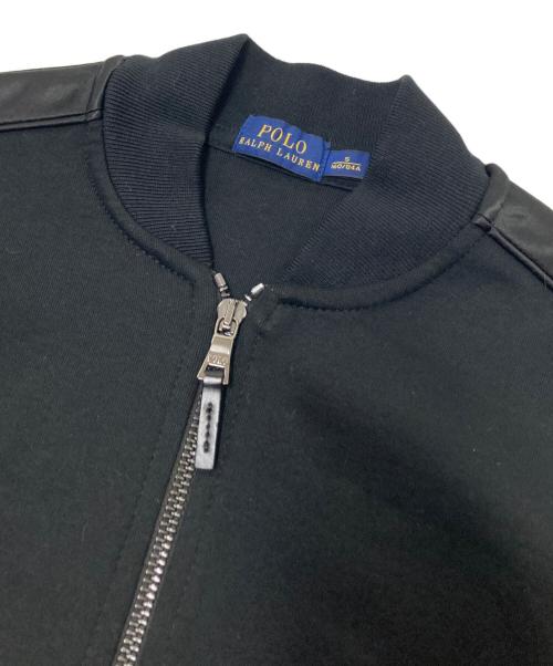 POLO RALPH LAUREN（ポロ・ラルフローレン）POLO RALPH LAUREN (ポロ・ラルフローレン) ジップアップブルゾン ブラック サイズ:Sの古着・服飾アイテム
