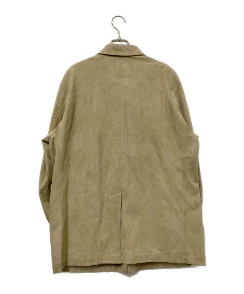 BURBERRY LONDON（バーバリーロンドン）BURBERRY LONDON (バーバリーロンドン) エコスウェードシャツ ベージュ サイズ:Mの古着・服飾アイテム