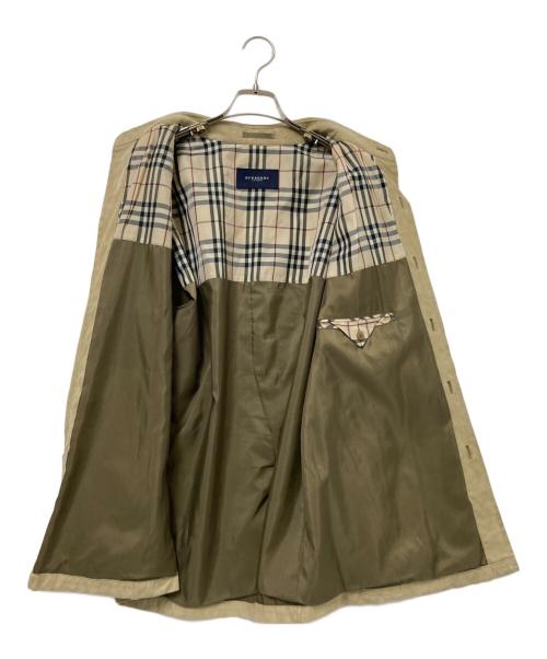 BURBERRY LONDON（バーバリーロンドン）BURBERRY LONDON (バーバリーロンドン) エコスウェードシャツ ベージュ サイズ:Mの古着・服飾アイテム