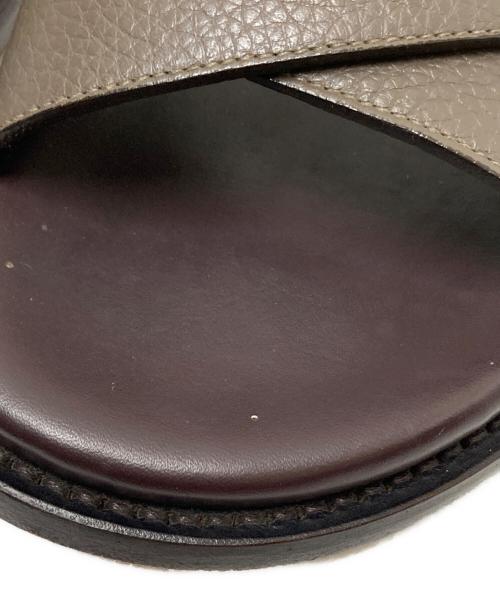 BRIONI（ブリオーニ）BRIONI (ブリオーニ) レザーストラップサンダル ブラウン サイズ:US:8の古着・服飾アイテム
