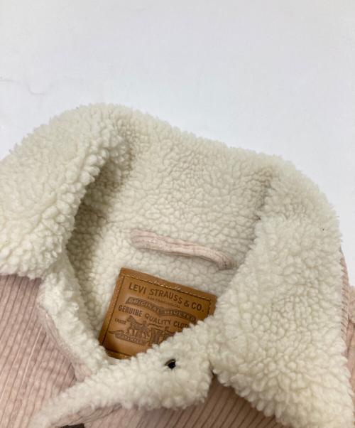 LEVI'S PReMIUM（リーバイス プレミアム）LEVI'S PReMIUM (リーバイス プレミアム) ボアコーデュロイシェルパトラッカージャケット ベージュ サイズ:Mの古着・服飾アイテム