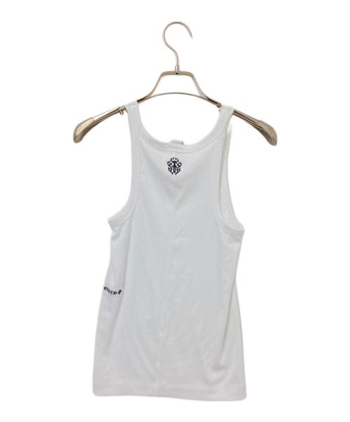 CHROME HEARTS（クロムハーツ）CHROME HEARTS (クロムハーツ) リブタンクトップ ホワイト サイズ:XSの古着・服飾アイテム