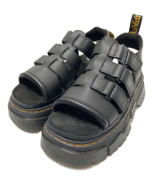 Dr.Martens（ドクターマーチン）Dr.Martens (ドクターマーチン) MATTISON 3S SLIDE SANDAL ブラック サイズ:US:6 Lの古着・服飾アイテム