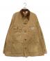 CarHartt（カーハート）の古着「カバーオール」｜ベージュ×ブラウン