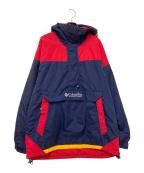 Columbiaコロンビア）の古着「90‘Sアノラックパーカー」｜レッド×ネイビー