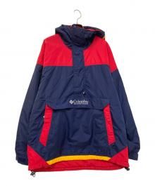 Columbia（コロンビア）の古着「90‘Sアノラックパーカー」｜レッド×ネイビー