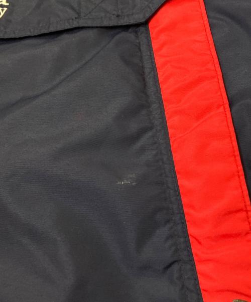 Columbia（コロンビア）Columbia (コロンビア) 90‘Sアノラックパーカー レッド×ネイビー サイズ:Mの古着・服飾アイテム