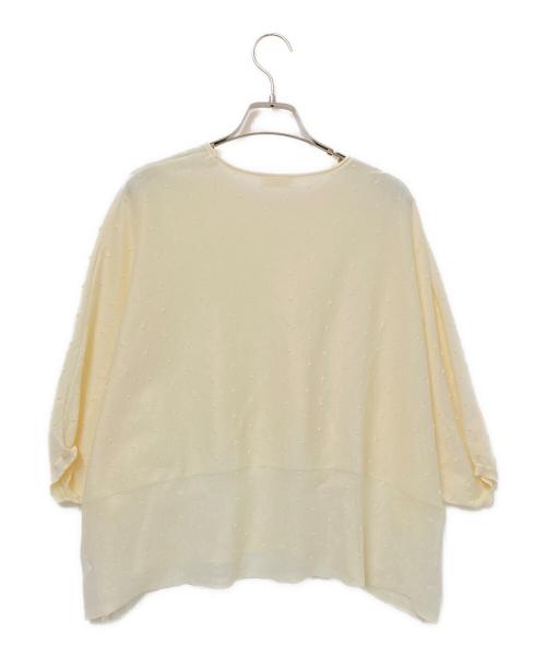 BALLSEY（ボールジィ）BALLSEY (ボールジィ) シアードット ワイドプルオーバー アイボリー サイズ:Sの古着・服飾アイテム