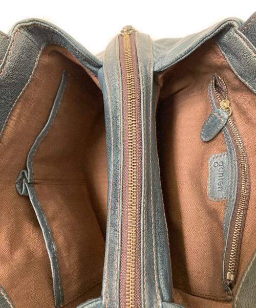 genten（ゲンテン）genten (ゲンテン) ゴートレザーハンドバッグ オリーブ サイズ:下記参照の古着・服飾アイテム