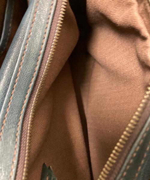 genten（ゲンテン）genten (ゲンテン) ゴートレザーハンドバッグ オリーブ サイズ:下記参照の古着・服飾アイテム