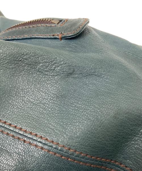 genten（ゲンテン）genten (ゲンテン) ゴートレザーハンドバッグ オリーブ サイズ:下記参照の古着・服飾アイテム