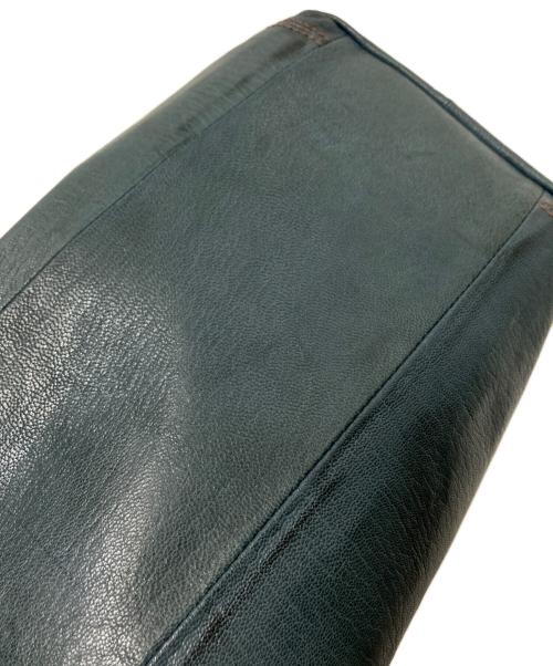genten（ゲンテン）genten (ゲンテン) ゴートレザーハンドバッグ オリーブ サイズ:下記参照の古着・服飾アイテム