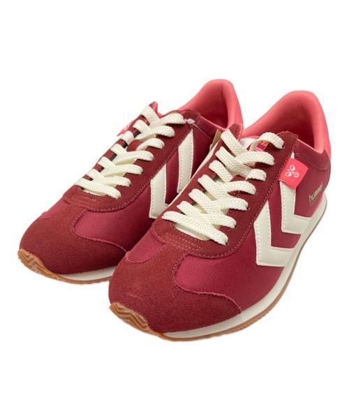 hummel（ヒュンメル）hummel (ヒュンメル) ローカットスニーカー ピンク×ボルドー サイズ:27.０cm 未使用品の古着・服飾アイテム