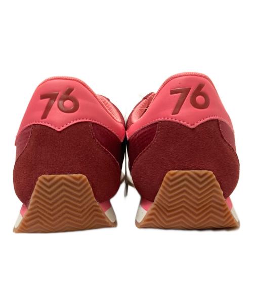 hummel（ヒュンメル）hummel (ヒュンメル) ローカットスニーカー ピンク×ボルドー サイズ:27.０cm 未使用品の古着・服飾アイテム