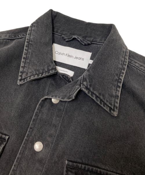 Calvin Klein（カルバンクライン）Calvin Klein (カルバンクライン) デニムジャケット グレー サイズ:Mの古着・服飾アイテム