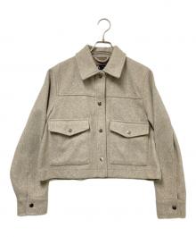 ZARA（ザラ）の古着「短丈ジャケット」｜ベージュ