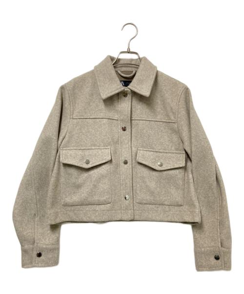 ZARA（ザラ）ZARA (ザラ) 短丈ジャケット ベージュ サイズ:US:Sの古着・服飾アイテム