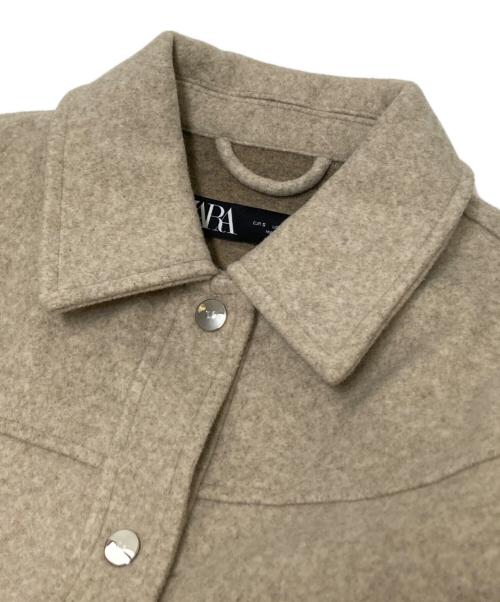 ZARA（ザラ）ZARA (ザラ) 短丈ジャケット ベージュ サイズ:US:Sの古着・服飾アイテム