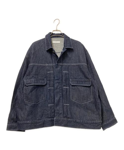 WYM LIDNM（ウィム バイ リドム）WYM LIDNM (ウィム バイ リドム) HEAVY OZ WIDE DENIM SET-UP インディゴ サイズ:Sの古着・服飾アイテム