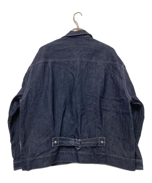 WYM LIDNM（ウィム バイ リドム）WYM LIDNM (ウィム バイ リドム) HEAVY OZ WIDE DENIM SET-UP インディゴ サイズ:Sの古着・服飾アイテム