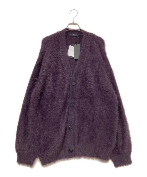 HARE（ハレ）HARE (ハレ) ロングシャギーニットカーディガン パープル サイズ:M 未使用品の古着・服飾アイテム