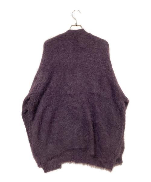 HARE（ハレ）HARE (ハレ) ロングシャギーニットカーディガン パープル サイズ:M 未使用品の古着・服飾アイテム