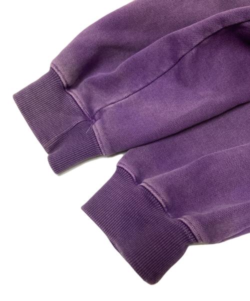 X-LARGE（エクストララージ）X-LARGE (エクストララージ) PIGMENT DYED EMBOSS LOGO ZIP HOODED SWEAT パープル サイズ:XLの古着・服飾アイテム