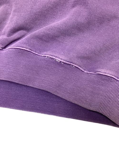 X-LARGE（エクストララージ）X-LARGE (エクストララージ) PIGMENT DYED EMBOSS LOGO ZIP HOODED SWEAT パープル サイズ:XLの古着・服飾アイテム