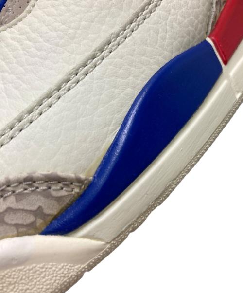NIKE（ナイキ）NIKE (ナイキ) AIR JORDAN 3 RETRO SAIL/SPORT ROYAL-FIRE RED ベージュ サイズ:26.5㎝の古着・服飾アイテム