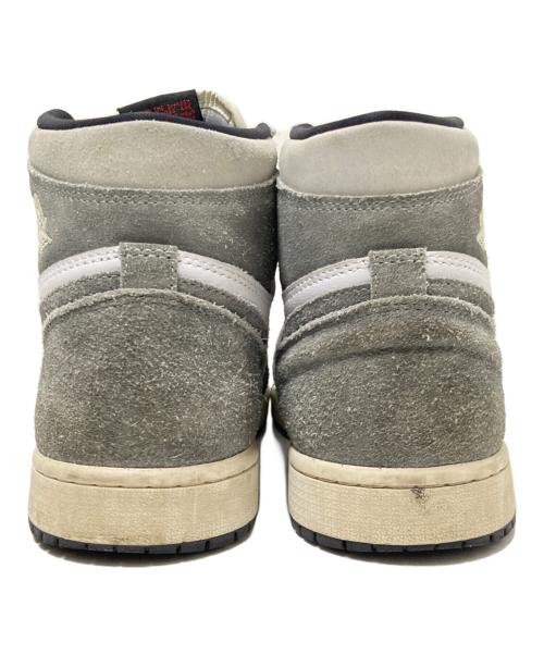 NIKE（ナイキ）NIKE (ナイキ) AIR JORDAN 1 RETRO HIGH OG ホワイト×グレー サイズ:27.5cmの古着・服飾アイテム