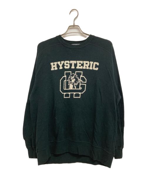 Hysteric Glamour（ヒステリックグラマー）Hysteric Glamour (ヒステリックグラマー) H SCHOOL スウェット ブラック サイズ:Lの古着・服飾アイテム