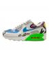 NIKE (ナイキ) RUOHAN WANG (ローハンワン) ローカットスニーカー ブルー×ホワイト サイズ:28.0cm 未使用品：14000円