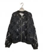 Manic Mondayマニック マンデー）の古着「LOWER MESH BLOUSON」｜ブラック