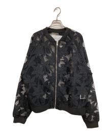 Manic Monday（マニック マンデー）の古着「LOWER MESH BLOUSON」｜ブラック