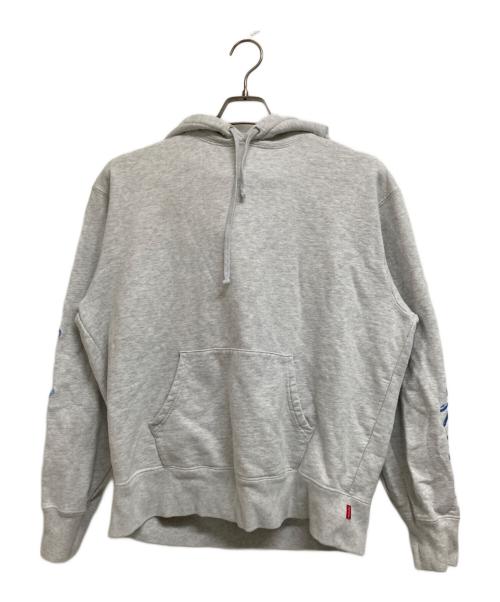 SUPREME（シュプリーム）SUPREME (シュプリーム) Guardian Hooded Sweatshirt ブルー×ホワイト サイズ:Sの古着・服飾アイテム
