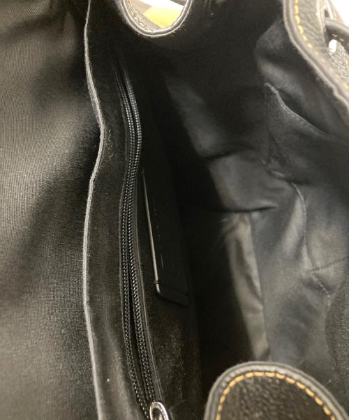 COACH（コーチ）COACH (コーチ) シグネチャーバックパック ブラック×ブラウン サイズ:下記参照の古着・服飾アイテム