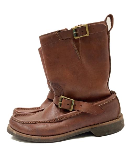 RUSSELL MOCCASIN（ラッセルモカシン）RUSSELL MOCCASIN (ラッセルモカシン) ノックアバウトブーツ ブラウン サイズ:6の古着・服飾アイテム
