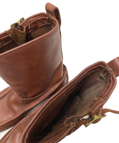 RUSSELL MOCCASIN（ラッセルモカシン）RUSSELL MOCCASIN (ラッセルモカシン) ノックアバウトブーツ ブラウン サイズ:6の古着・服飾アイテム