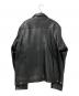 REPLAY (リプレイ) WAXラムレザージャケット ブラック サイズ:XL 未使用品：25000円