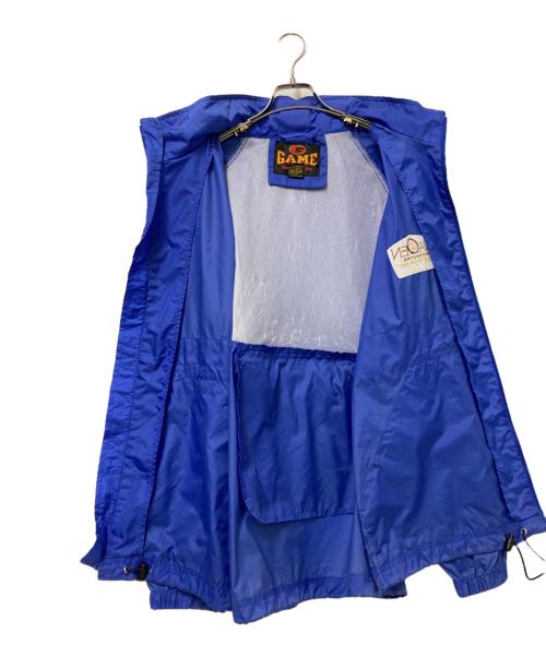 GAME sportswear.ltd（ゲームスポーツウェア・リミテッド）GAME sportswear.ltd (ゲームスポーツウェア・リミテッド) ナイロンジャケット ブルー サイズ:Lの古着・服飾アイテム