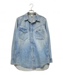 mynt denim×International Gallery（ミントデニム×インターナショナルギャラリー）の古着「CENT デニムウエスタンシャツ」｜インディゴ