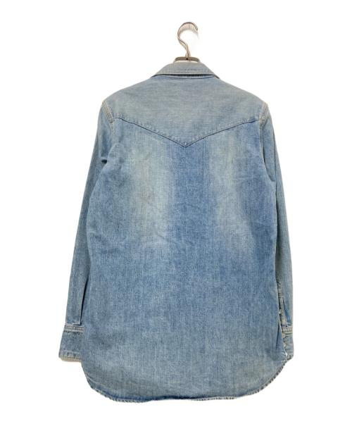 mynt denim（ミントデニム）mynt denim (ミントデニム) International Gallery (インターナショナルギャラリー) CENT デニムウエスタンシャツ インディゴ サイズ:Mの古着・服飾アイテム