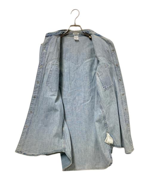 mynt denim（ミントデニム）mynt denim (ミントデニム) International Gallery (インターナショナルギャラリー) CENT デニムウエスタンシャツ インディゴ サイズ:Mの古着・服飾アイテム