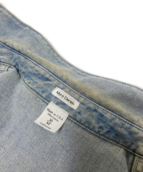 mynt denim（ミントデニム）mynt denim (ミントデニム) International Gallery (インターナショナルギャラリー) CENT デニムウエスタンシャツ インディゴ サイズ:Mの古着・服飾アイテム