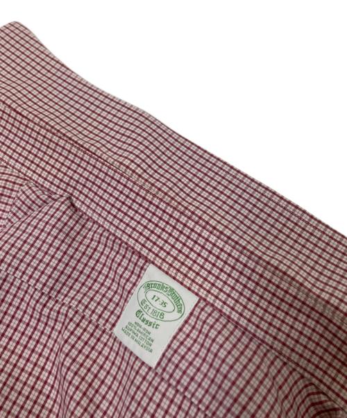 BROOKS BROTHERS（ブルックスブラザーズ）BROOKS BROTHERS (ブルックスブラザーズ) チェック柄シャツ レッド×ホワイト サイズ:17-35の古着・服飾アイテム